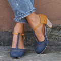 Marcella | Tijdloze Block-Heel Mary Janes