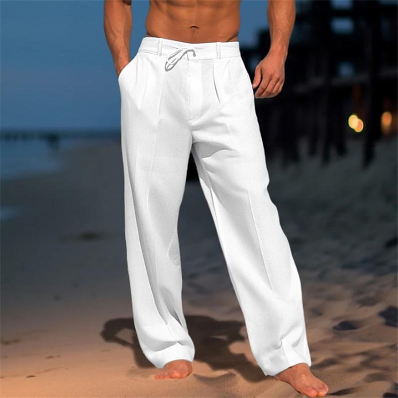 Tristan | Klassieke Effen Brede Broek
