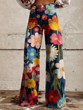 Sandra | Stijlvolle Bloemen Wijde Broek