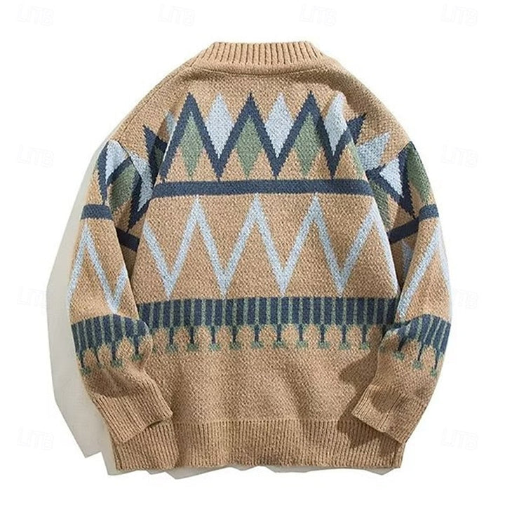 Marcus | Patroon Knopen Cardigan