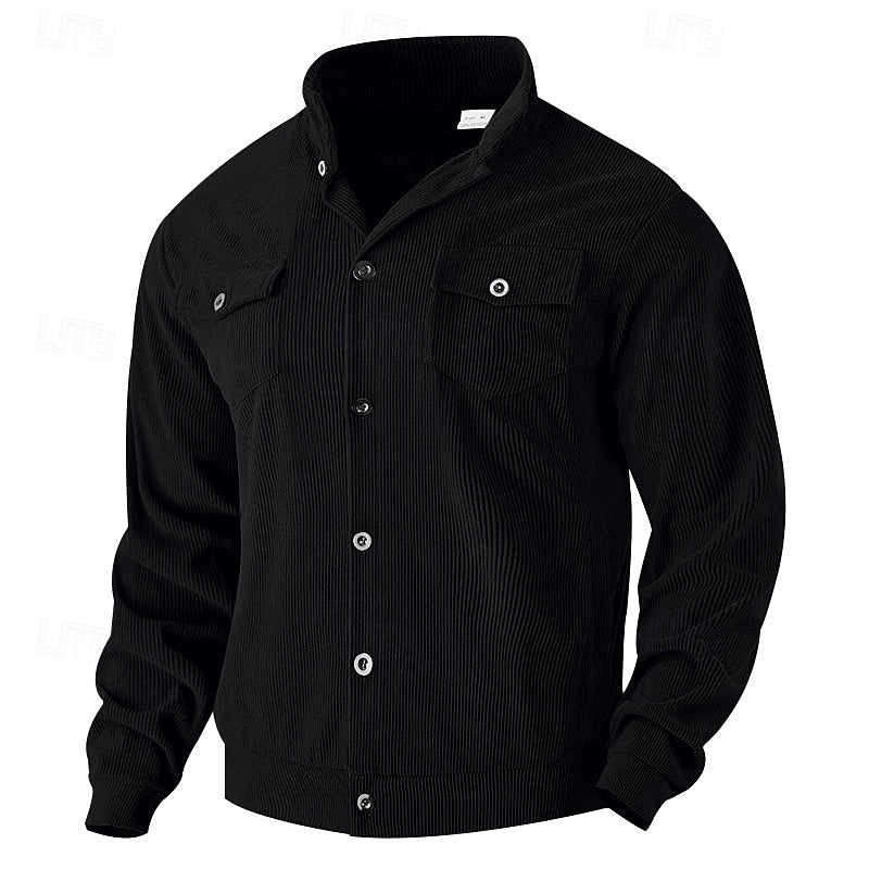 Maxwell | Geribbelde Utility Jacket