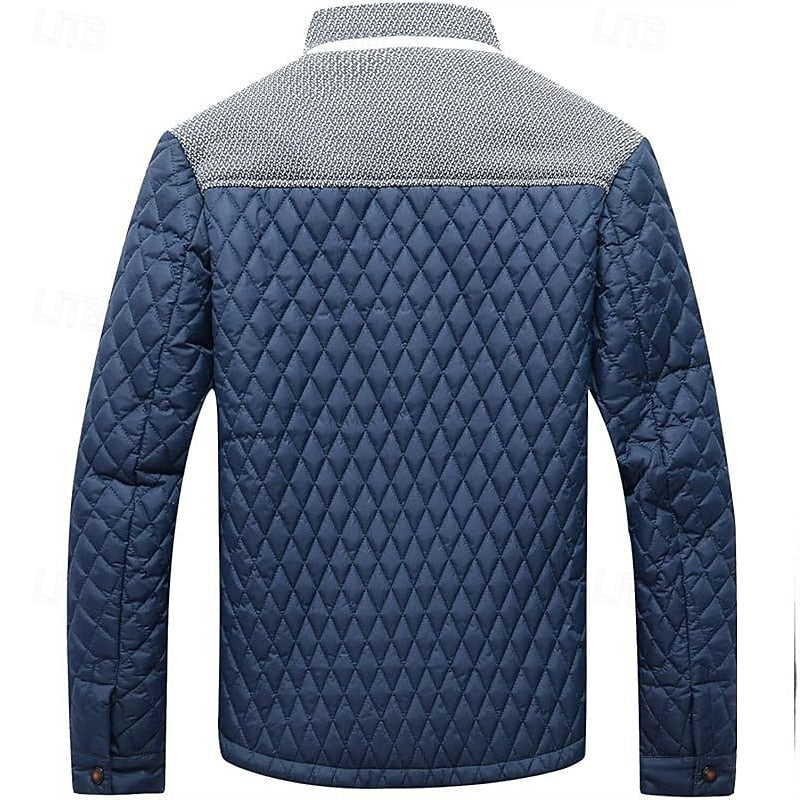 Hayes | Gequilt Jacket met Staande Kraag