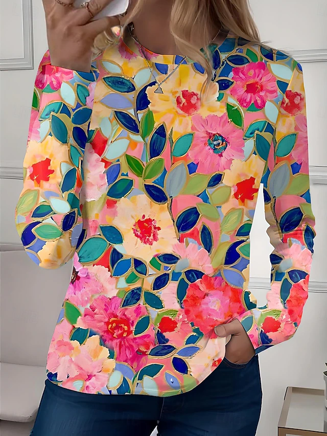 Gwyneth | Kunstzinnige Lange Mouwen Tuniek