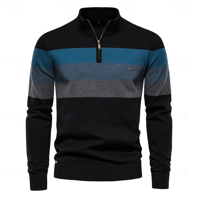 Gerald | Kwart-Zip Breisweater