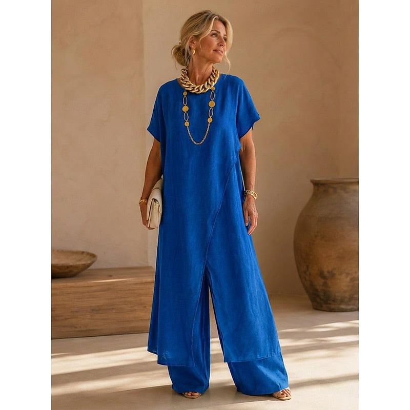 Regina | Ontspannen Wrap-Front Twee-Delig Set