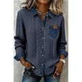 Colette | Textured Contrast Shirt