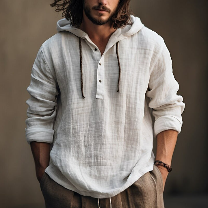 Roman | Ontspannen Hooded Shirt