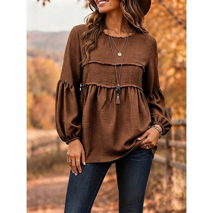 Rebecca | Ontspannen Peplum Blouse