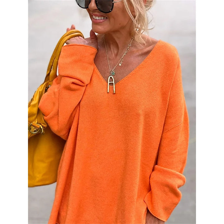 Willow | Relaxed V-Hals Pullover