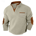 Russell | Textured Waffle Henley Shirt