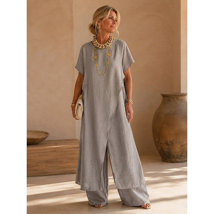 Regina | Ontspannen Wrap-Front Twee-Delig Set