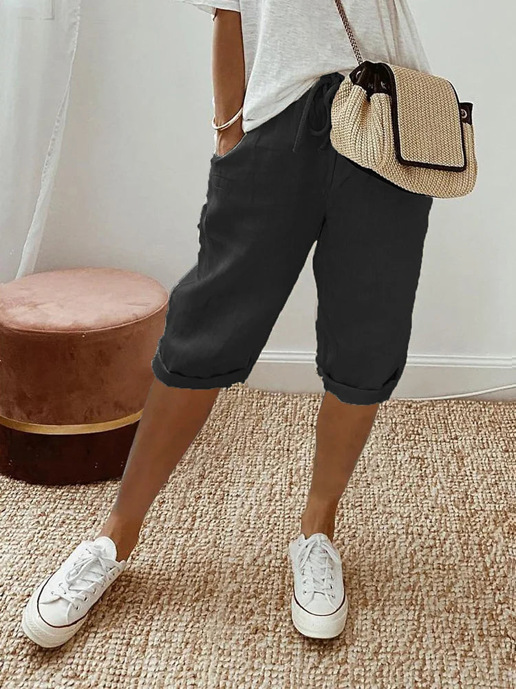 Elise | Relaxed Korte Broek tot de Knie