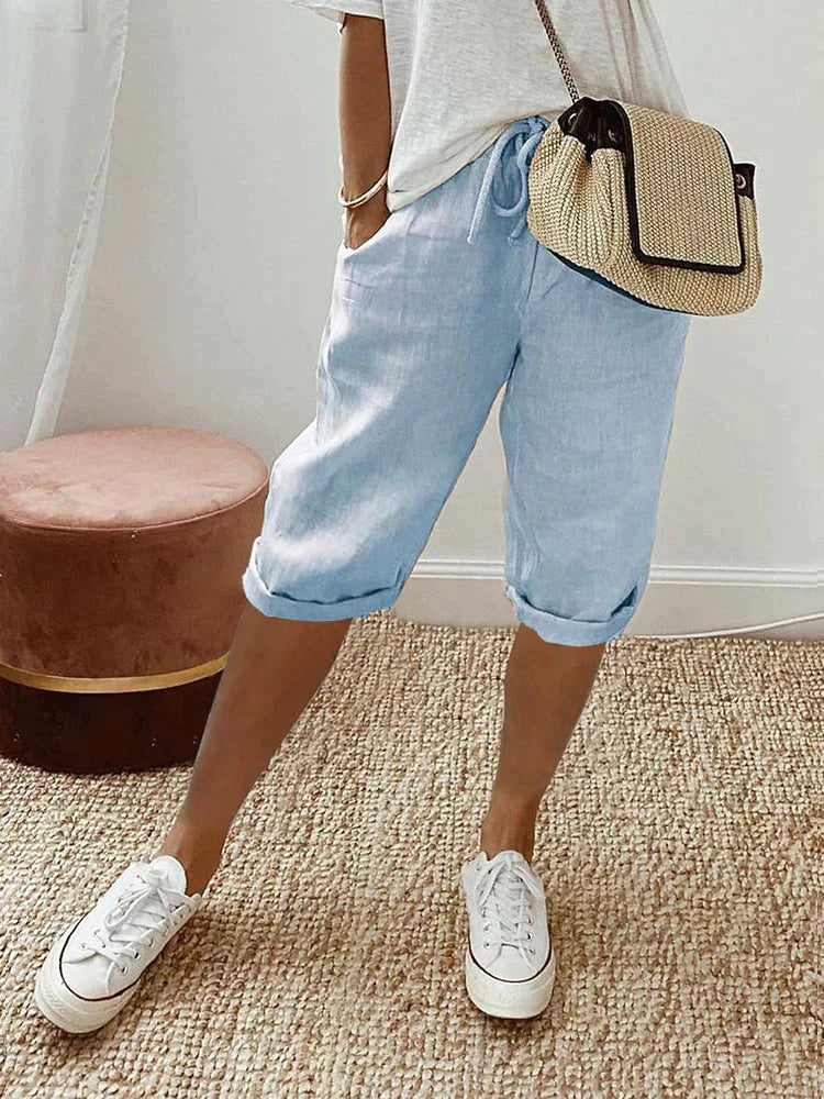 Elise | Relaxed Korte Broek tot de Knie