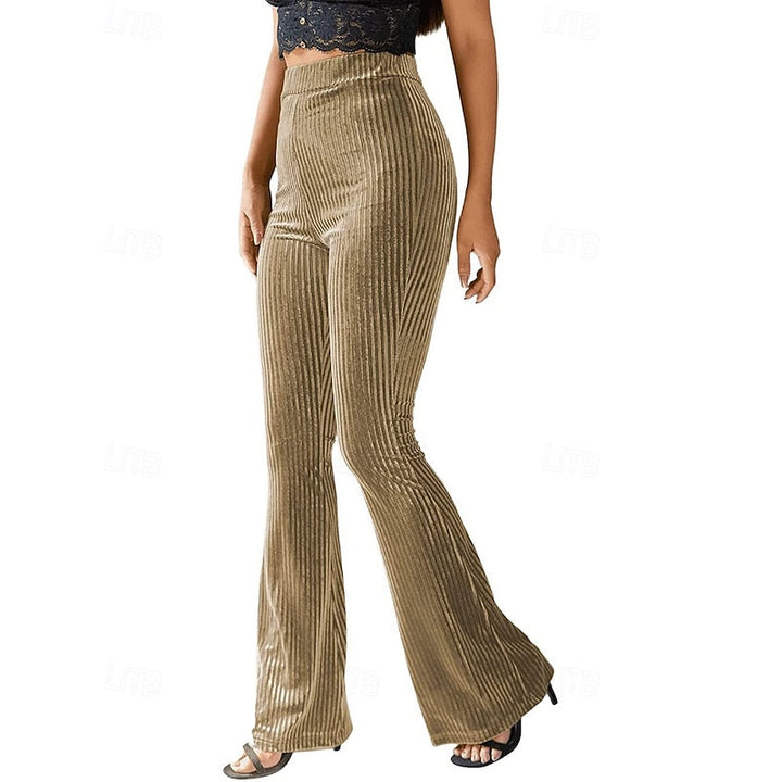 Sadie | Hoge Taille Uitlopende Broek