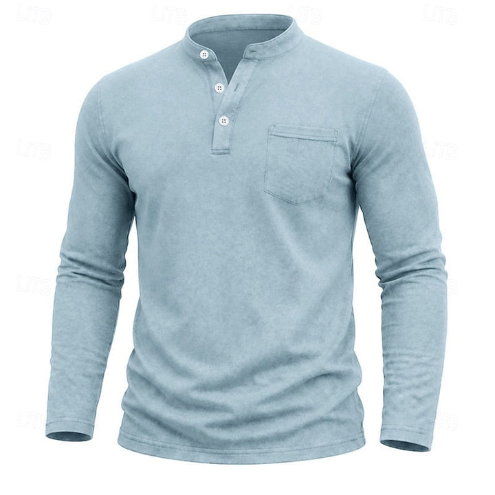 Weston | Klassieke Henley Langsleeve Shirt