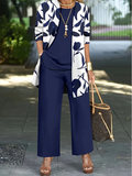 Clementine | Bloemen Drie-Delige Broek Set