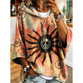 Roberta | Bloemen Capuchon Pullover Hoodie
