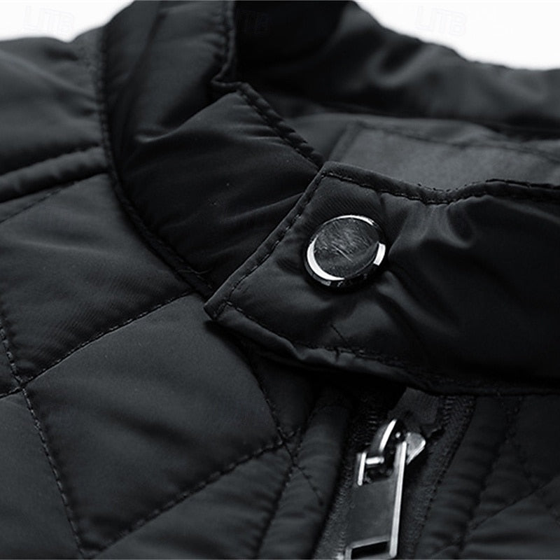 Ashton | Gequilt Jacket met Staande Kraag