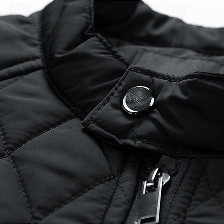 Ashton | Gequilt Jacket met Staande Kraag