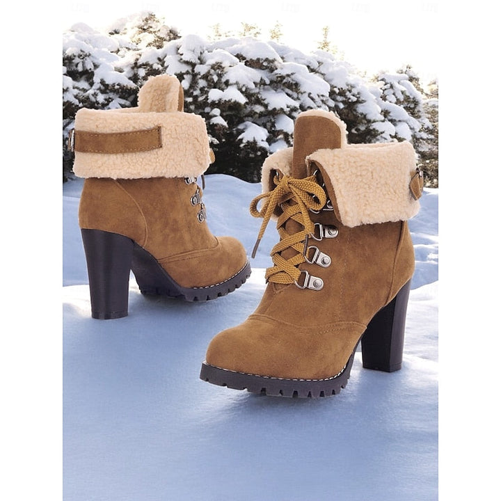 Ingram | Winterlaarzen met Bontafwerking en Veters