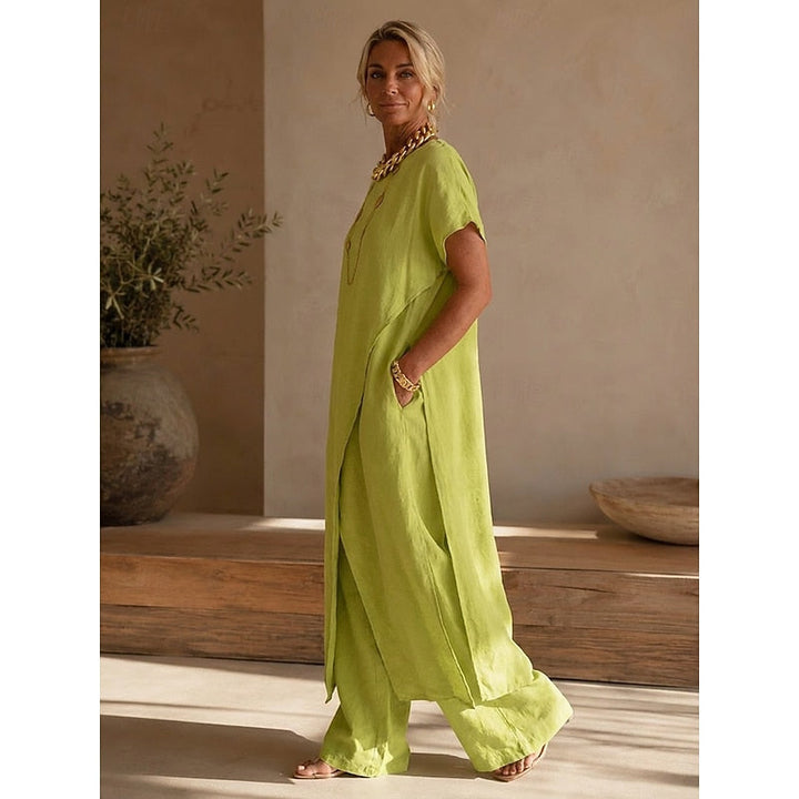 Regina | Ontspannen Wrap-Front Twee-Delig Set