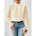 Elspeth | Elegante Hoge Hals Blouse