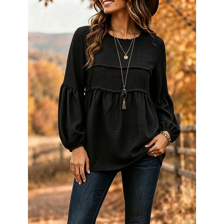 Rebecca | Ontspannen Peplum Blouse