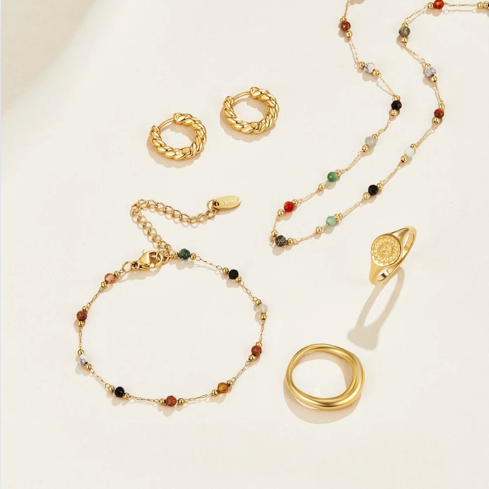Donna | Elegante Minimalistische Ketting met Kralen