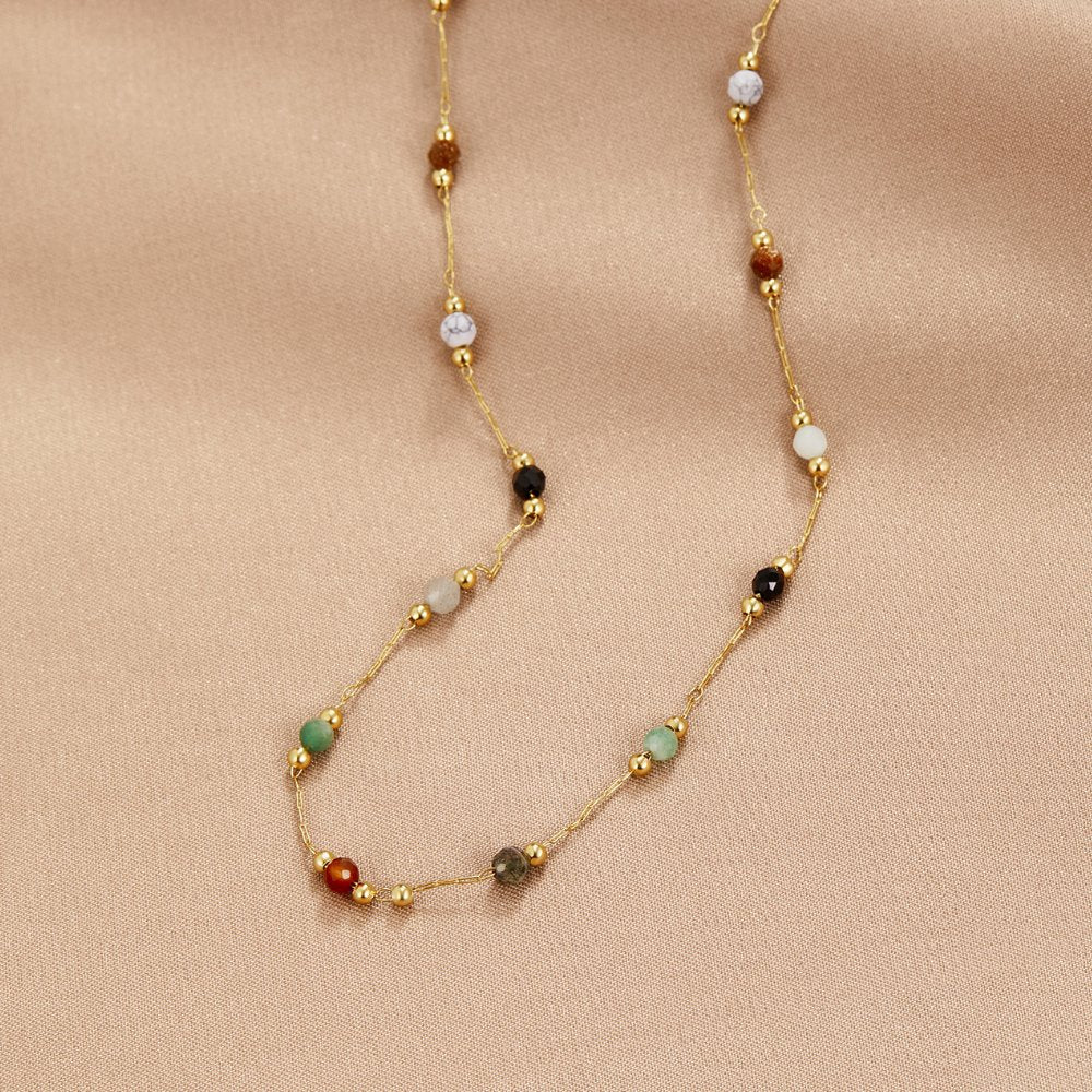 Donna | Elegante Minimalistische Ketting met Kralen