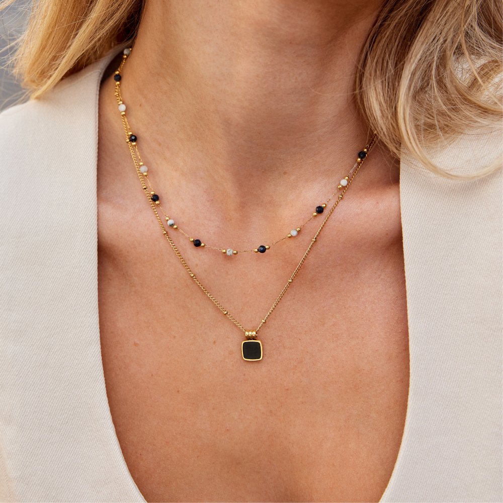 Brenda | Stijlvolle Gelaagde Kralenketting