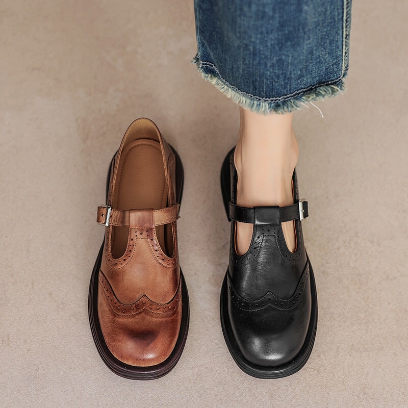 Valerie | Premium Elegante Strap Loafers
