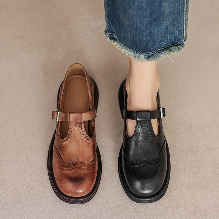 Valerie | Premium Elegante Strap Loafers