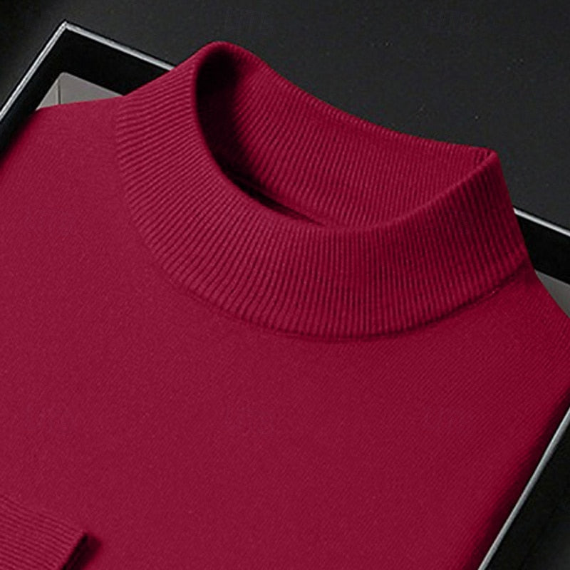 Winston | Verfijnde Mock Neck Trui