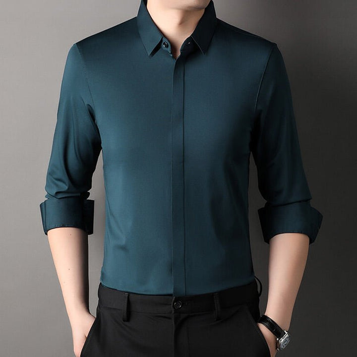 Cole | Casual Kreukvrij Stretch Overhemd