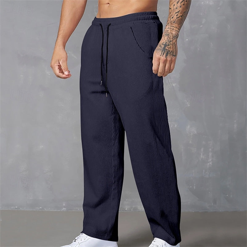 Crosby | Ontspannen Geribbelde Broek