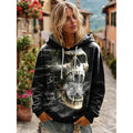 Dahlia | Skull Statement Halloween Hoodie