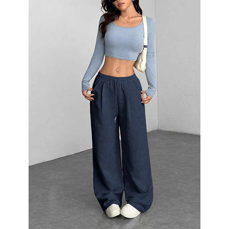 Georgina | Relaxed Wide-Leg Broek