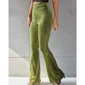 Sadie | Hoge Taille Uitlopende Broek