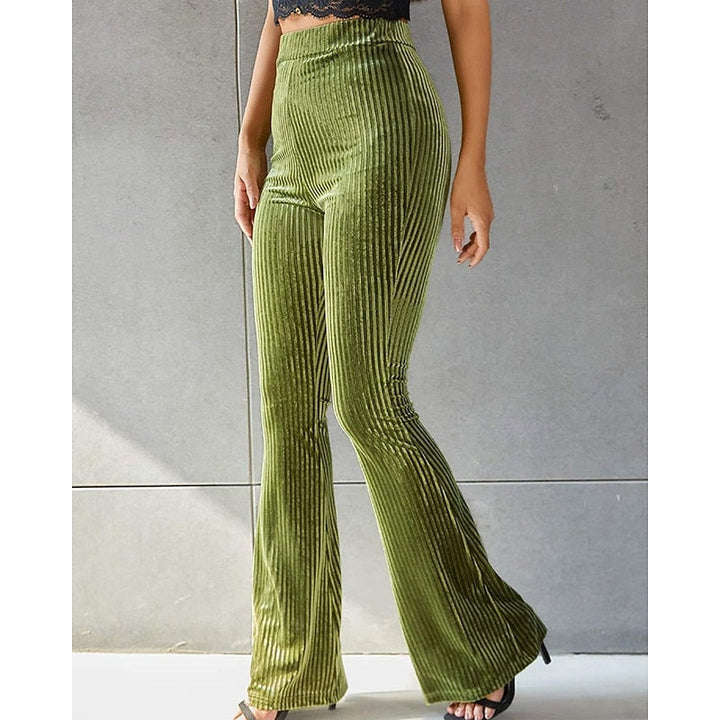 Sadie | Hoge Taille Uitlopende Broek