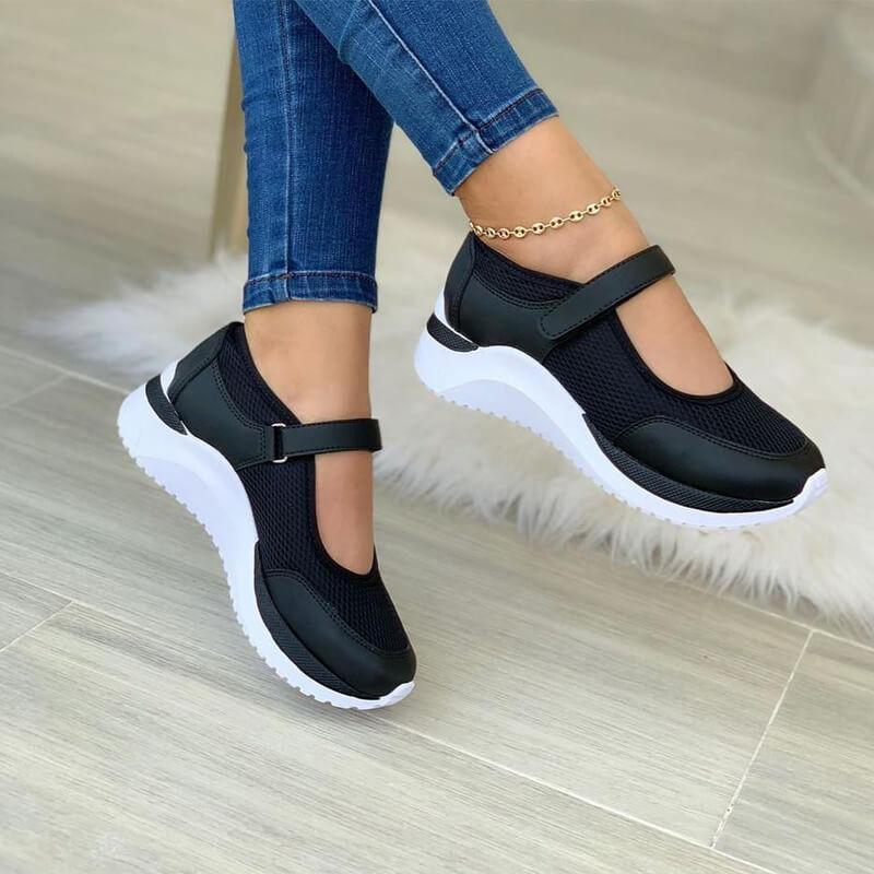 Estella | Gevoerde Strap Sneakers