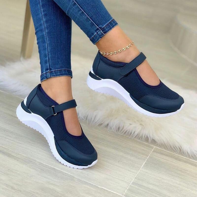 Estella | Gevoerde Strap Sneakers