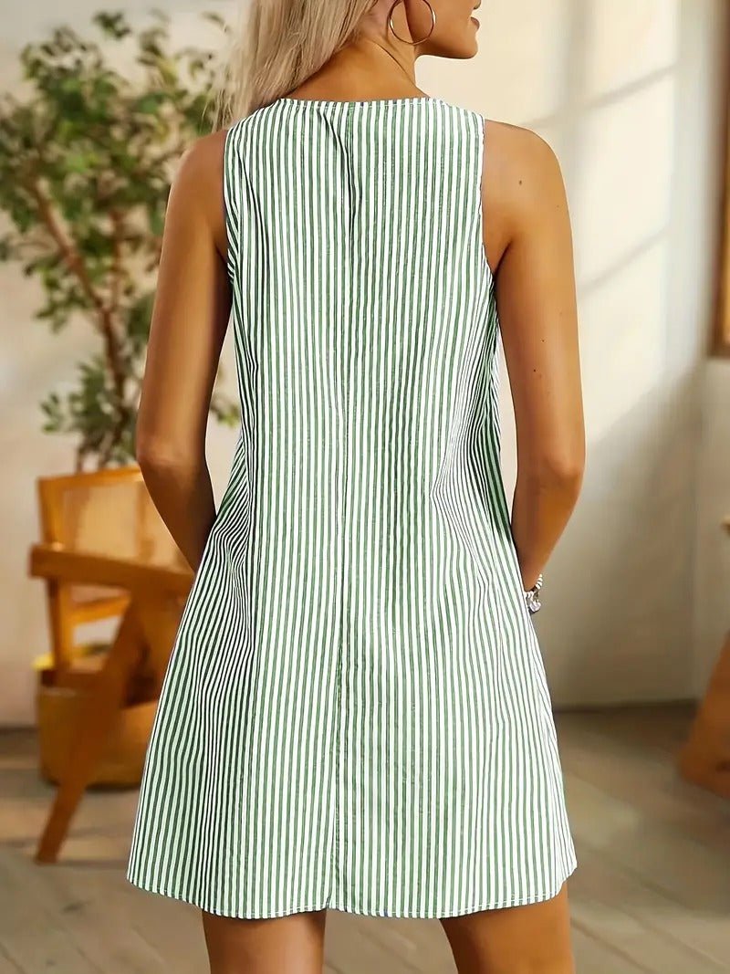 Avery | Gestreepte Mini Jurk
