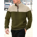 Braxton | Textured Quarter-Zip Sweatshirt