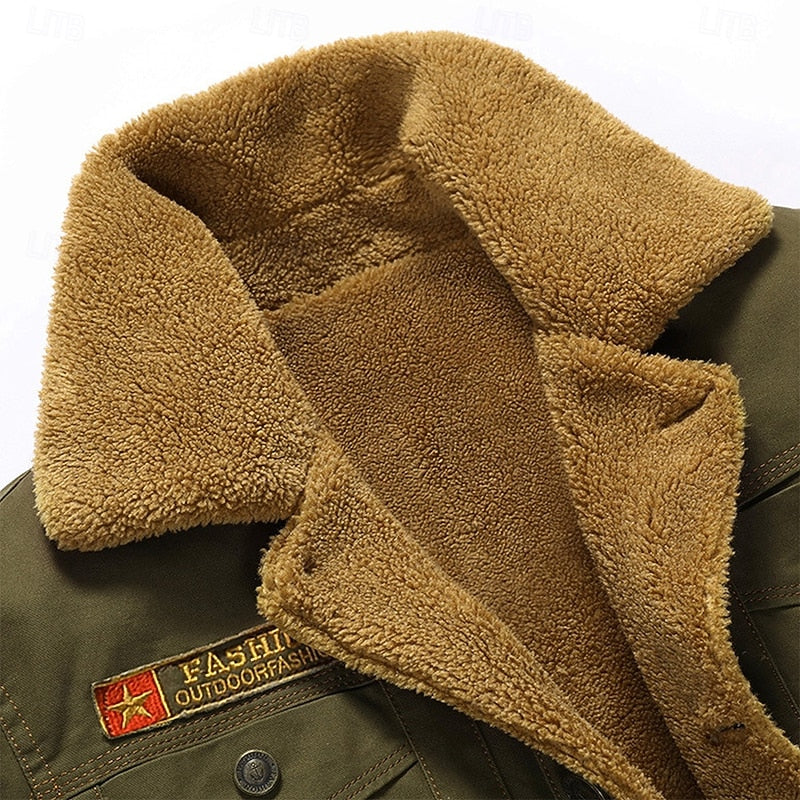Sawyer | Fleece-Kraag Utility Jacket