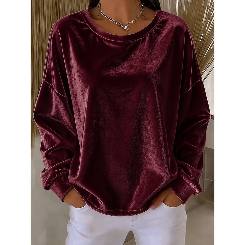 Rosanna | Ontspannen Crew-Neck Top