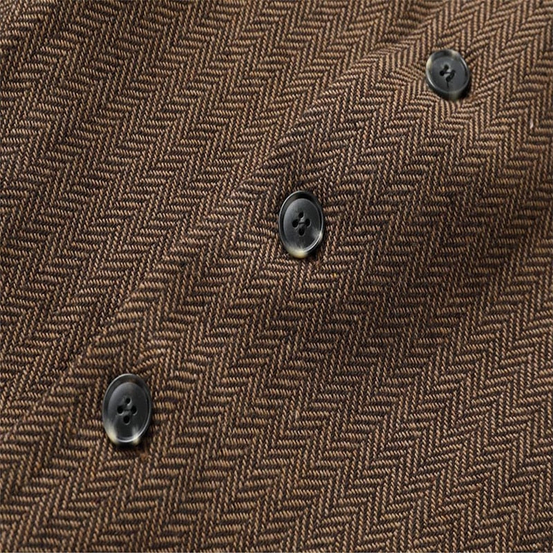 Gerard | Haringbone Tailored Waistcoat