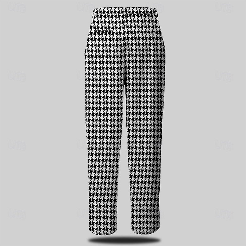 Nolan | Op maat gemaakte Houndstooth Broek