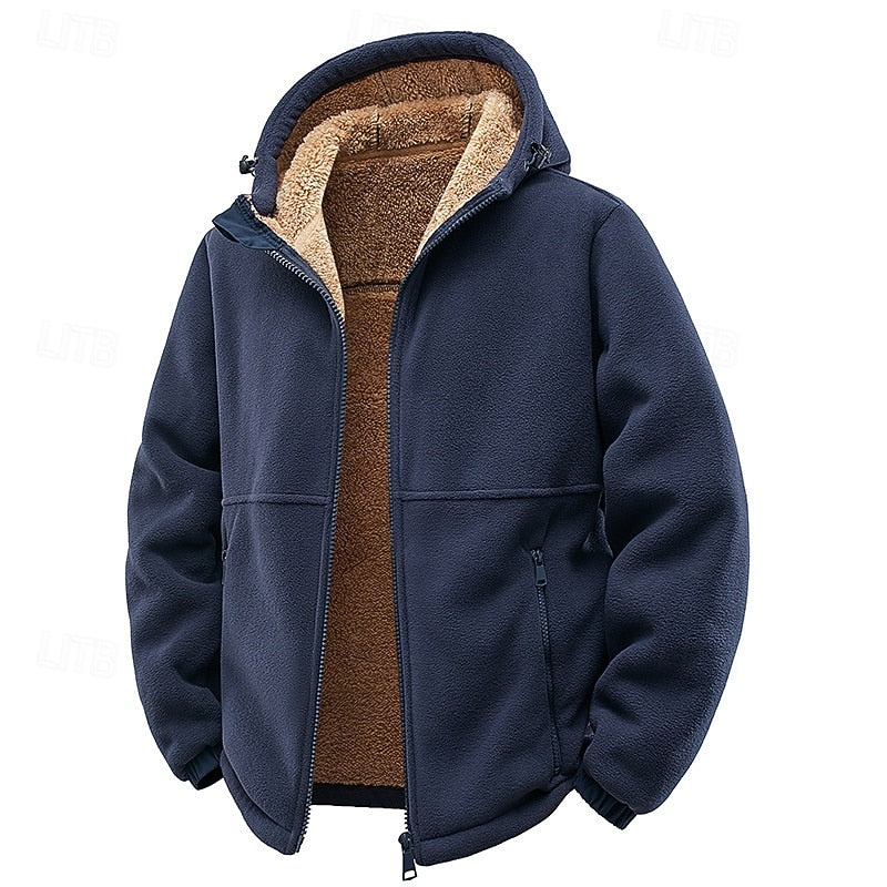 Tobias | Gezellige Hooded Full-Zip Jacket
