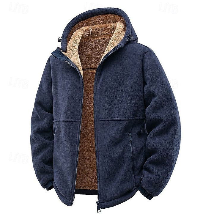 Tobias | Gezellige Hooded Full-Zip Jacket