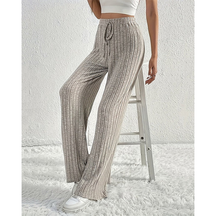 Paige | Brede Pijpen Hoge Taille Broek
